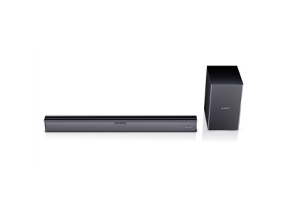 Sharp HT-SBW182 2.1 Slim Soundbar HDMI, Optical, Bluetooth 160 W Bluetooth Wireless connection Black AUX in