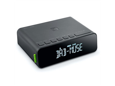 Muse Alarm function M-175 WI AUX in Alarm Clock Black