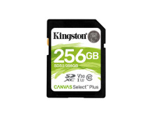 Kingston Canvas Select Plus - flash memory card - 256 GB - SDXC UHS-I Kingston