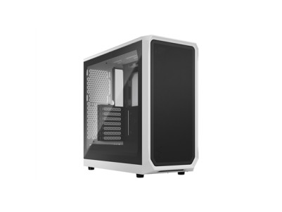 Fractal Design Focus 2 Side window White TG Clear Tint Midi Tower Power supply included No