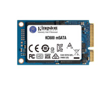 Kingston KC600 1000 GB SSD interface mSATA Write speed 520 MB/s Read speed 550 MB/s