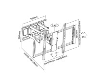 Sunne Wall Mount 60-100-EA 60-100 " Maximum weight (capacity) 80 kg Black