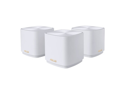 Asus ZenWiFi XD4 Plus (W-3-PK) Wireless-AX1800 (3-pack) 802.11ax 1201+574 Mbit/s 10/100/1000 Mbit/s Ethernet LAN (RJ-45) ports 1