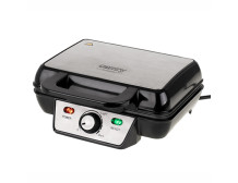 Camry | CR 3046 | Waffle Maker | 1600 W | Number of pastry 2 | Belgium | Black/Stainless Steel