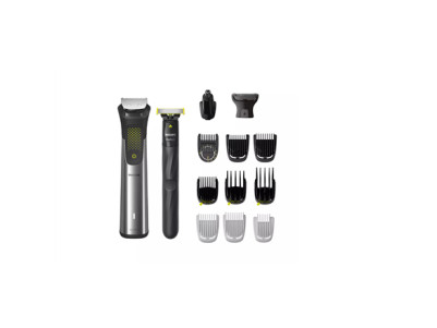 All-in-One Trimmer | MG9552/15 | Cordless | Wet & Dry | Number of length steps 27 | Silver/Black/Green