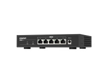 QNAP | 5 port 2.5Gbps Auto Negotiation (2.5G/1G/100M) | QSW-1105-5T | Unmanaged | Desktop | 1 Gbps (RJ-45) ports quantity 5 | SF