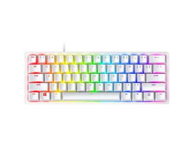 Razer | Huntsman Mini 60% | Gaming keyboard | Optical | RGB LED light | US | Mercury | Wired