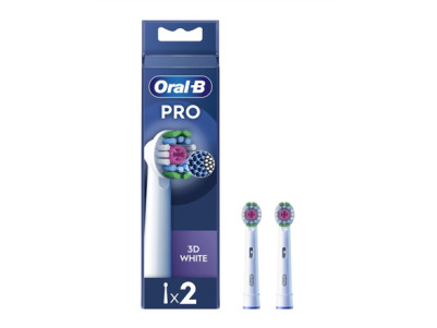 Oral-B | Replaceable Toothbrush Heads | PRO 3D White refill | Heads | Does not apply | Number of brush heads included 2