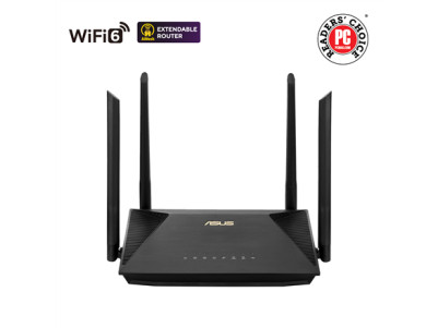 Asus Wireless AX1800 Dual Band Gigabit Router RT-AX53U 1201+600 Mbit/s Ethernet LAN (RJ-45) ports 4 Mesh Support No MU-MiMO Yes 