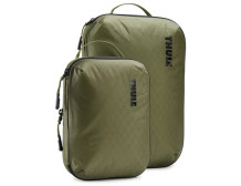 Thule | Compression Cube Set | Packing Cube | Soft Green