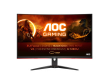 AOC | Curved Gaming Monitor | C32G2ZE | 31.5 " | VA | FHD | 16:9 | 240 Hz | 1 ms | 1920 x 1080 | 300 cd/m | Headphone out (3.5mm