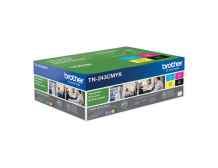 Brother TN-243CMYK, Toner Value Pack | Brother TN243CMYK | Brother TN243CMYK Value Pack - 4-pack - black, yellow, cyan, magenta 