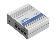 Rugged Industrial LTE-A Cat6 Router | RUTX09 | No Wi-Fi | 10/100/1000 Mbit/s | Ethernet LAN (RJ-45) ports 4 | Mesh Support No | 