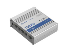 Teltonika | Industiral POE+ Swith | TSW100 | Unmanaged | Desktop | 1 Gbps (RJ-45) ports quantity 5 | SFP ports quantity | PoE po