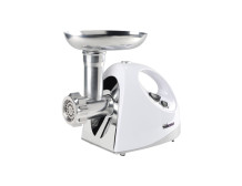 Tristar | VM-4210 Meat Grinder | White | 3 Stainless steel grinding plates, Aluminum grinder head, Aluminum hopper tray, Sausage