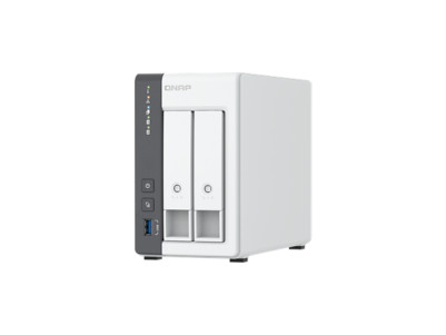 QNAP 2-bay 2.5 GbE NAS with Integrated NPU | TS-216G | ARM 4-core | Cortex-A55 | Processor frequency 2.0 GHz | 4 GB