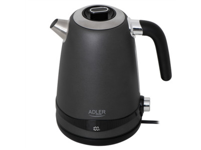 Adler Kettle | AD 1295g SS | Electric | 2200 W | 1.7 L | Stainless Steel | 360 rotational base | Grey