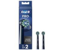 Oral-B | Replaceable toothbrush heads | EB50BRX-4 Cross Action | Heads | For adults | Number of brush heads included 4 | Black