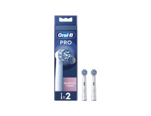 Oral-B | Replaceable toothbrush heads | EB60X-2 Sensitive Clean Pro | Heads | For adults | Number of brush heads included 2 | Wh