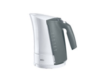 Braun | Kettle | WK500 MultiQuick 5 | Standard | 3000 W | 1.7 L | Plastic | 360 rotational base | White/Grey