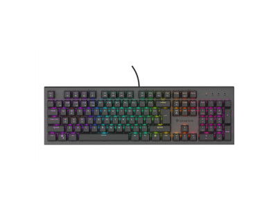 THOR 303 | Mechanical Gaming Keyboard | Wired | US | Black | USB Type-A | Outemu Brown