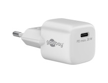 Goobay | USB-C PD GaN Fast Charger Nano (20 W), White