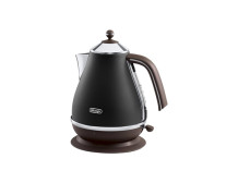 Delonghi | Icona Vintage | KBOV2001BK | Standard kettle | 2000 W | 1.7 L | Stainless steel | 360 rotational base | Black