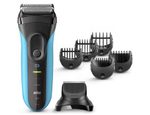 Braun | Shaver with trimmer | Series 3 Shave&Style 3010BT | Operating time (max) 45 min | Wet & Dry | NiMH | Black/Blue