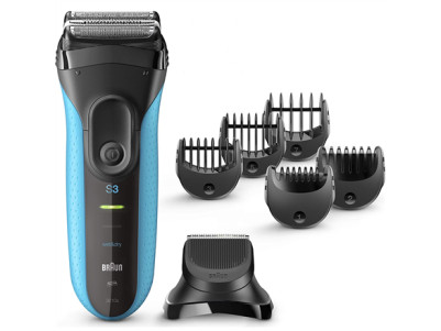 Braun | Shaver with trimmer | Series 3 Shave&Style 3010BT | Operating time (max) 45 min | Wet & Dry | NiMH | Black/Blue