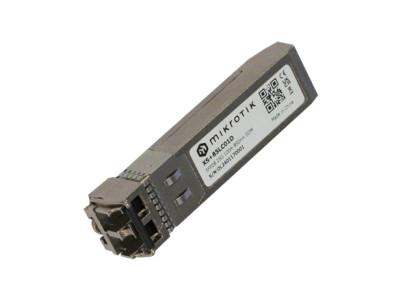 MikroTik SFP28 Module | XS+85LC01D | Dual LC UPC | 10000/25000 Mbit/s | Maximum transfer distance 100 m