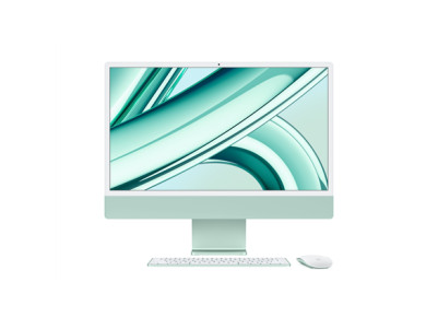 Apple iMac 24 4.5K Retina, Apple M3 8C CPU, 10C GPU/8GB/512GB SSD/Green/INT | Apple