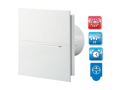 VENTS Silent bathroom fan, 100TH humidity sensor | Vents