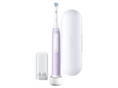 Oral-B | iO4 | Electric Toothbrush | Rechargeable | For adults | ml | Number of heads | Lavender | Number of brush heads include