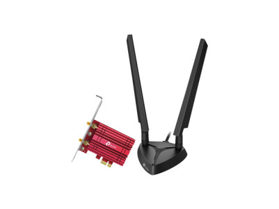 TP-LINK Archer TXE75E AXE5400 Tri-Band Wi-Fi 6E Bluetooth PCI Express Adapter