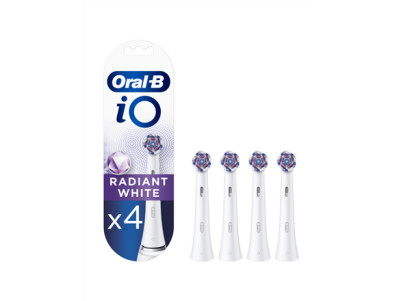 Oral-B | Toothbrush replacement | iO Radiant White | Heads | For adults | Number of brush heads included 4 | Number of teeth bru