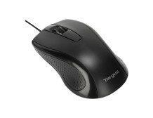 Targus Full-Size Optical Antimicrobial Wired Mouse | Mouse | Full-Size Optical Antimicrobial | Wired | Black