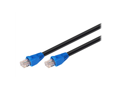 Goobay CAT 6 Outdoor Patch Cable, U/UTP, 20 m, Black