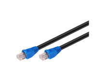 Goobay CAT 6 Outdoor Patch Cable, U/UTP, 40 m, Black