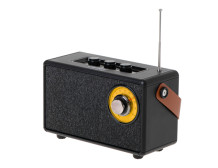 Speaker with radio | CR 1902 B | 5 W | Bluetooth | Black | Wireless connection