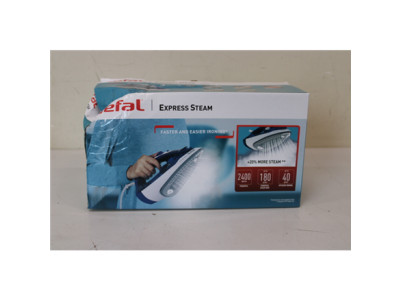 SALE OUT. TEFAL FV2838E0 Steam Iron, Water Tank 0.27 L, Countinuous Steam 40 g/min, Blue/White | FV2838E0 | Steam Iron | 2400 W 