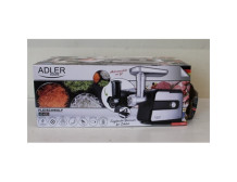 SALE OUT. | Adler | Meat mincer with a shredder | AD 4813 | Silver/Black | 600 W | Number of speeds 2 | Throughput (kg/min) 1 | 