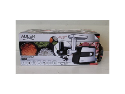 SALE OUT. | Adler | Meat mincer with a shredder | AD 4813 | Silver/Black | 600 W | Number of speeds 2 | Throughput (kg/min) 1 | 