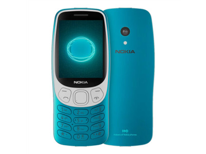 Nokia | 3210 4G (2024) | Scuba Blue | 2.4 " | 128 MB | 64 MB | Dual SIM | Bluetooth | 5.0 | USB version USB Type-C | Main camera