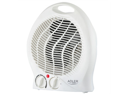 Adler Heater AD 7728 Fan Heater 2000 W Number of power levels 2 White