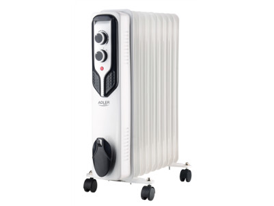 Adler | Oil-Filled Radiator | AD 7816 | Oil Filled Radiator | 2000 W | Number of power levels 3 | Suitable for rooms up to m | W