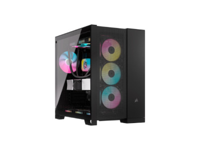 Corsair 66500D AIRFLOW Mid-Tower Dual Chamber PC Case, Black