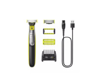 Philips | Face and Body Shaver | QP2834/20 OneBlade 360 | Operating time (max) 60 min | Wet & Dry | Lithium Ion | Black/Green