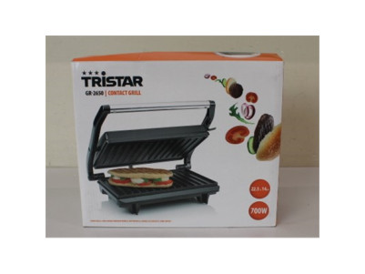 SALE OUT. Tristar GR-2650 Contact Grill, Black | Tristar | Grill | GR-2650 | Contact grill | 700 W | Black | DAMAGED PACKAGING