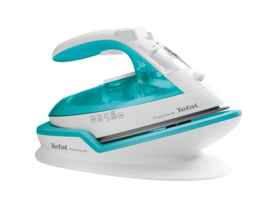 Tefal FV6520E0 Freemove Air Wireless Steam Iron, Water tank 0.25l, Continuous Steam 25g, 2400W, 115g Steam Boost, Cordless techn