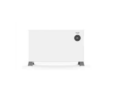 Adler Convection fan heater LCD with remote control | Convection Heater | 2000 W | Number of power levels 3 | White | IPX24